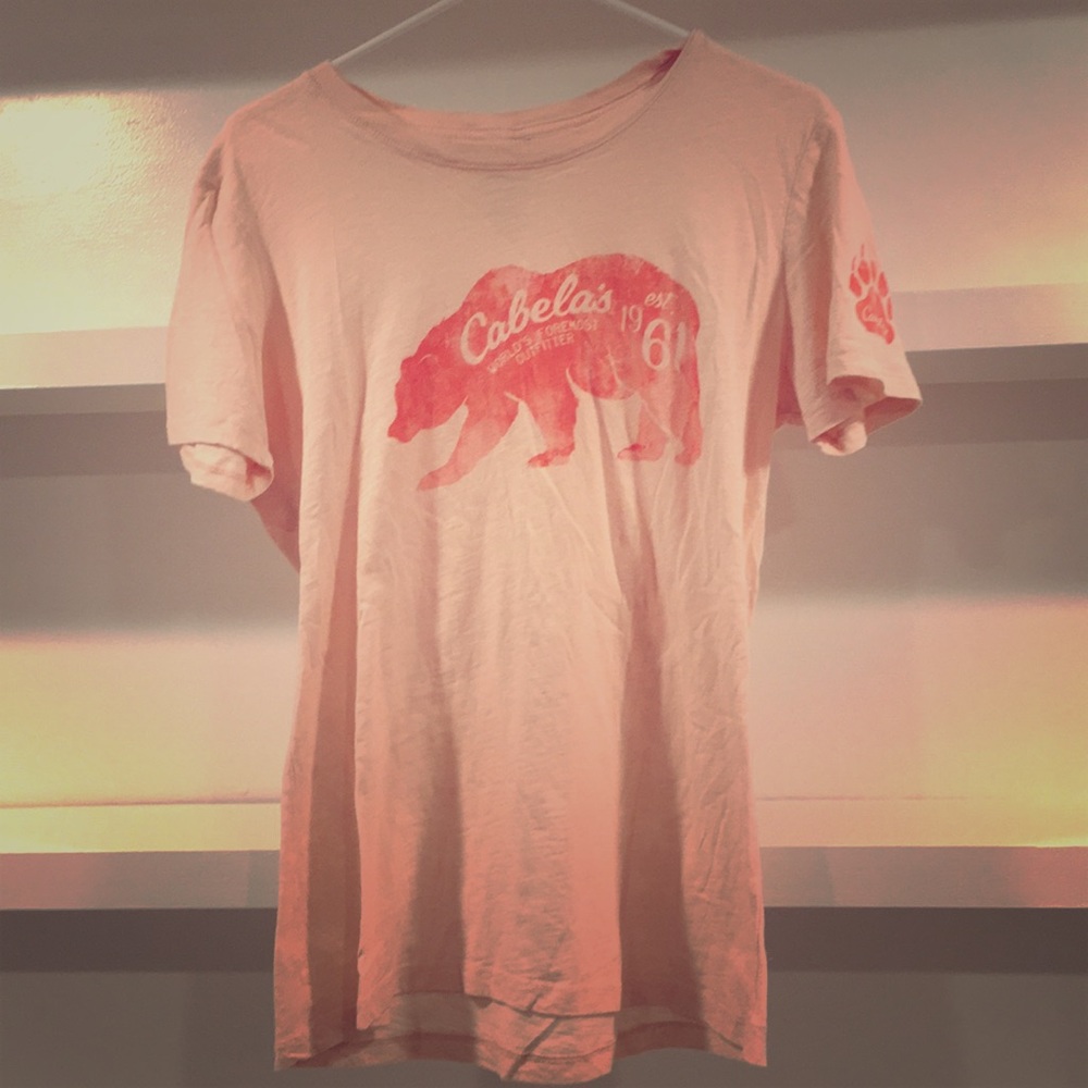 Cabalas salmon shirt
